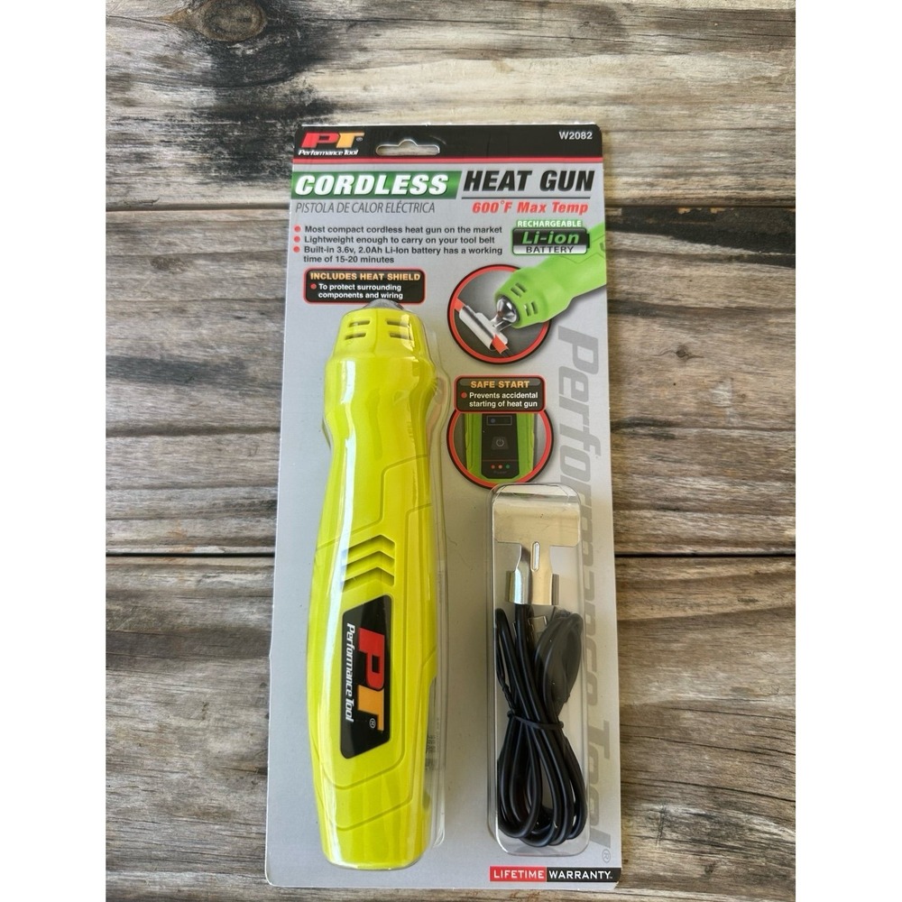 Performance Tool W2082 Compact Rechargeable Li-Ion Cordless Heat Gun